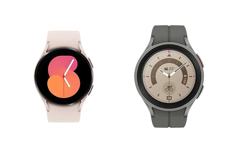 Базовая версия и версия Pro Galaxy Watch 5.